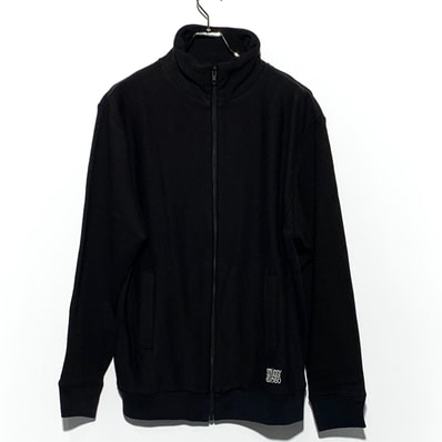 STUSSY FULLZIP TRACK JACKET Black