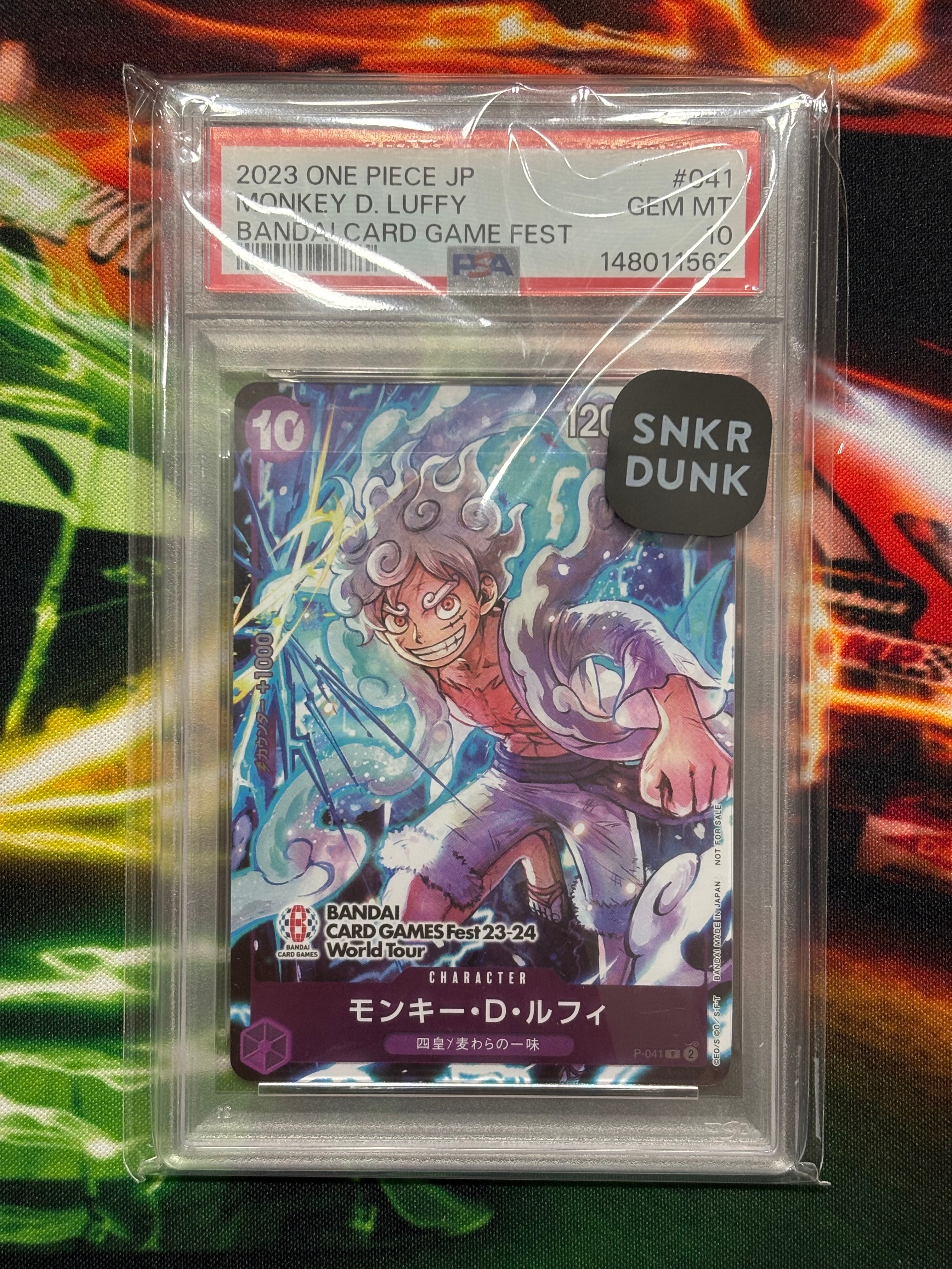 PSA10】モンキー・D・ルフィ L [ST13-003](プロモーションカード