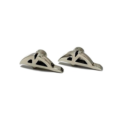 【超美品】バレンシアガ メンズ レディース タイポ ピアス Typo Metal