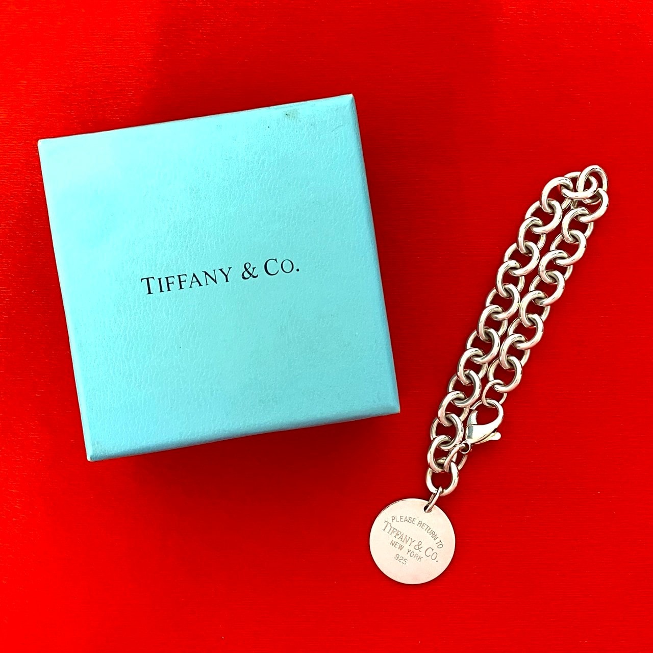 TIFFANY&Co. ティファニー リターントゥ ラウンドタグ ブレスレット シルバー925 ブレスレット シルバー
 19231