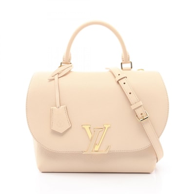 ルイ・ヴィトン LOUIS VUITTON ヴォルタ パルナセア モカチーノ 2WAY ハンドバッグ バッグ トリヨンレザー トリヨンレザー レディース アイボリー系 M55060 【中古】