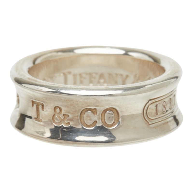 ティファニー 1837 ナロー リング 指輪 SV925 シルバー レディース TIFFANY&Co. 中古