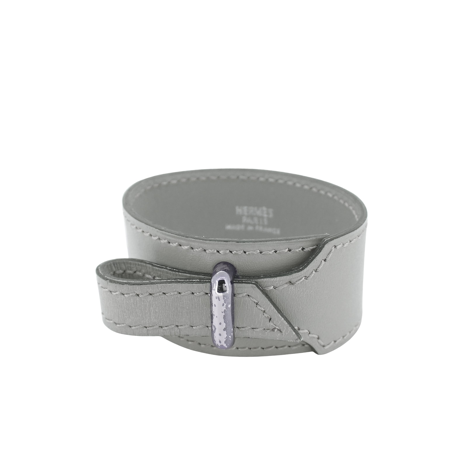C (やや傷や汚れあり)】HERMES エルメス アルテミス レザー グレー