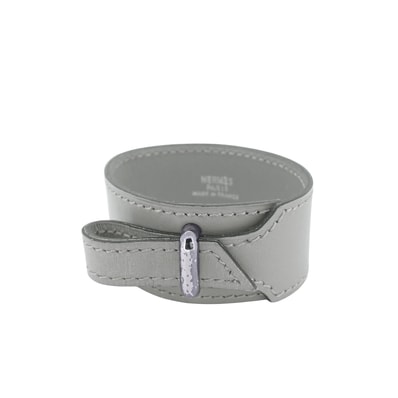 HERMES エルメス アルテミス レザー グレー グレー レディース ブレスレット