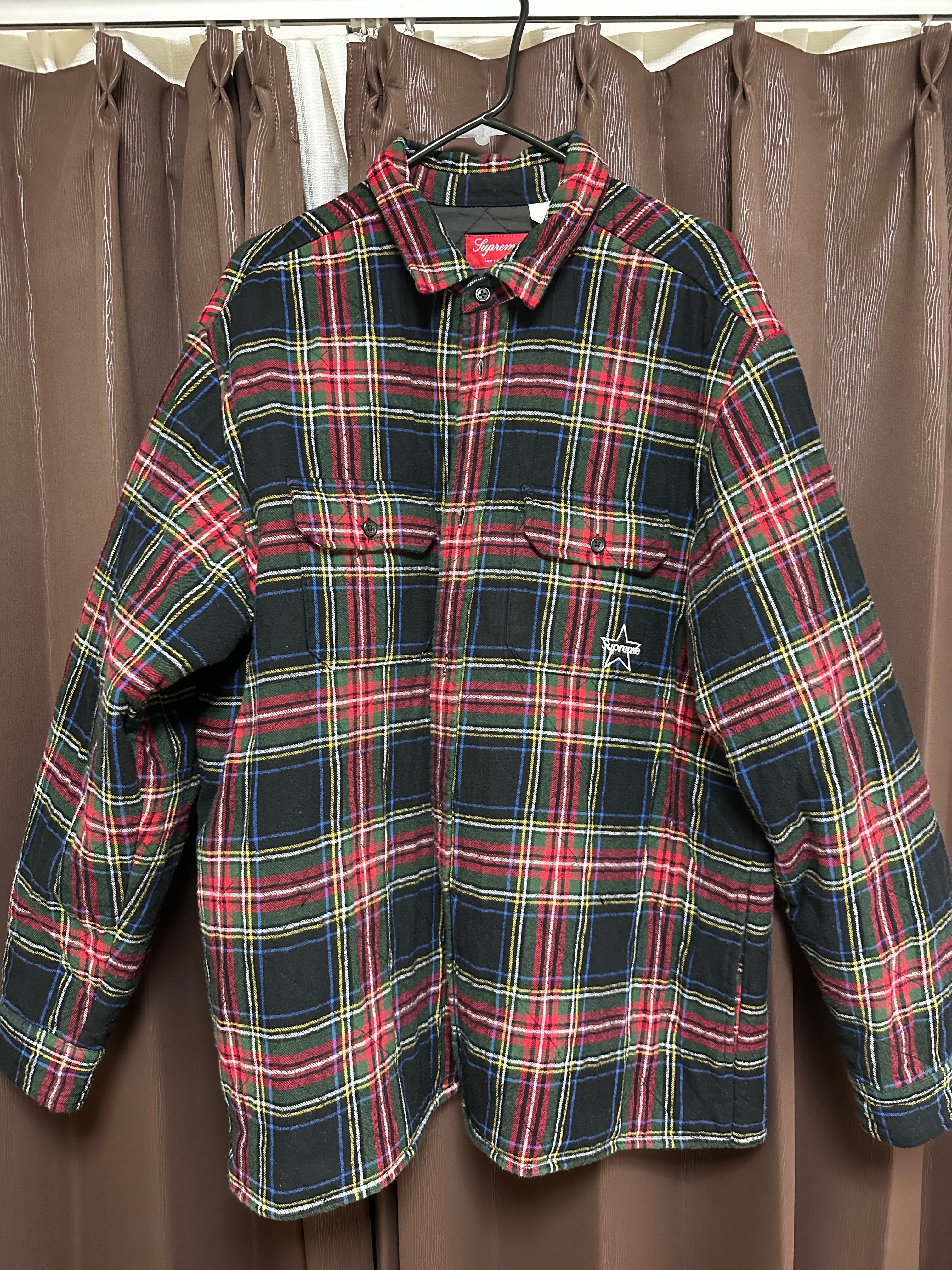 Supreme Quilted Plaid Flannel Shirt 