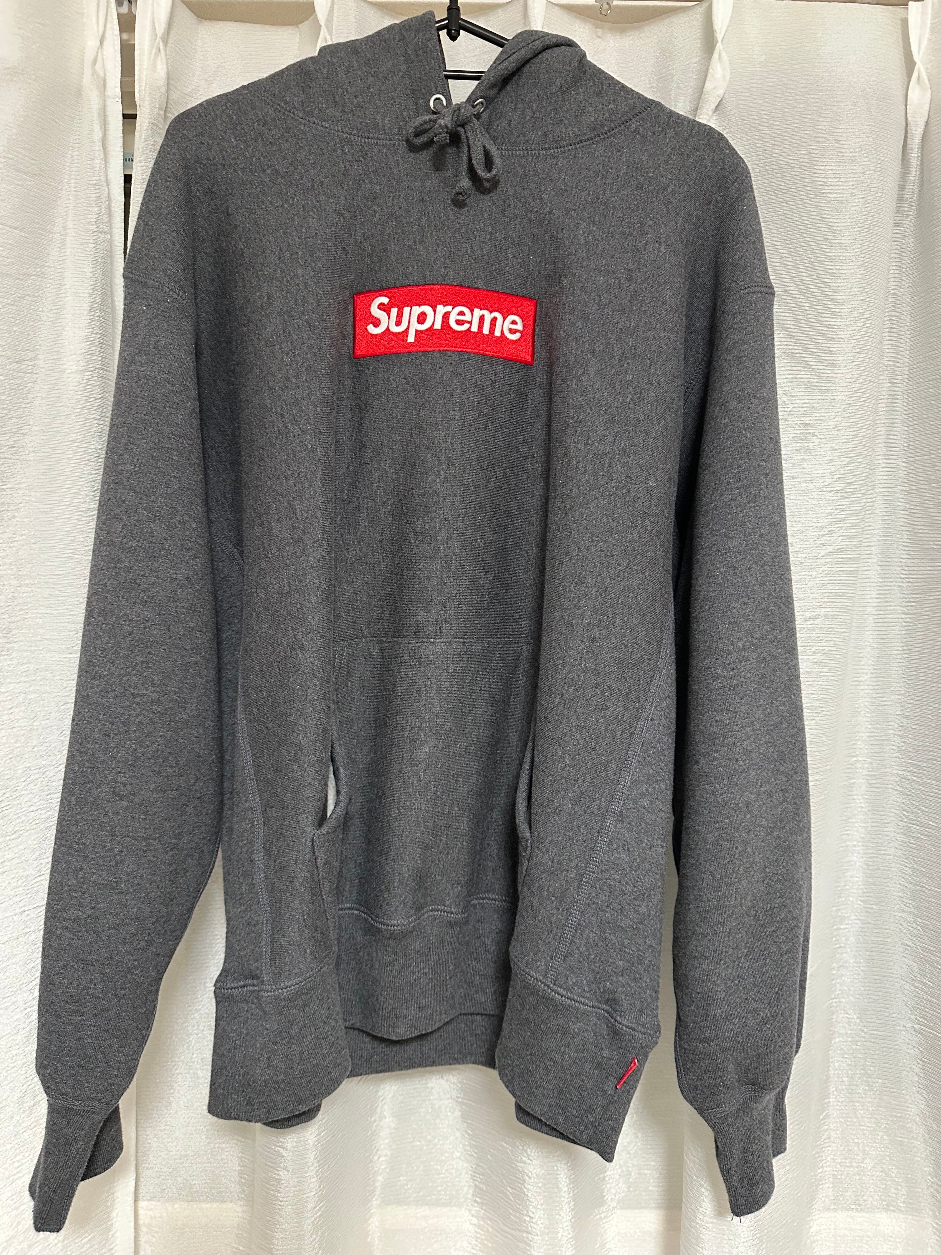Supreme Box Logo Hooded Sweatshirt "Charcoal" (21FW)