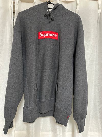 Supreme Box Logo Hooded Sweatshirt "Charcoal" (21FW)