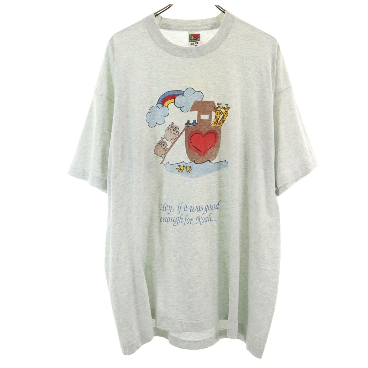FRUIT OF THE LOOM BEST フルーツオブザルーム ベスト 90s USA製 オールド ノアの箱舟 半袖 Tシャツ