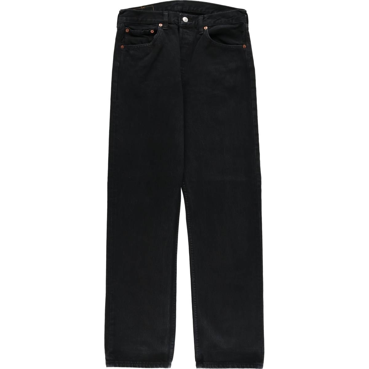 古着 00年代 リーバイス Levi's リーバイス501 ユーロモデル ブラックデニム ストレートデニムパンツ メンズw30相当/eaa577476
