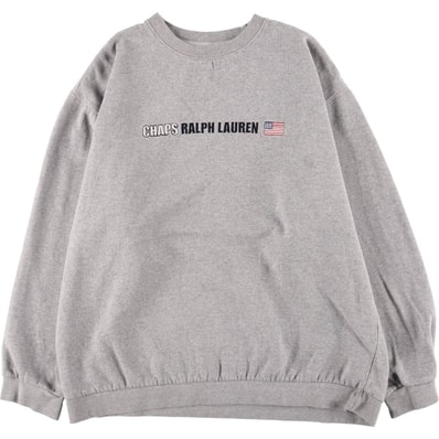 古着 ラルフローレン Ralph Lauren CHAPS チャップス ロゴスウェットシャツ トレーナー メンズL相当/eaa581682