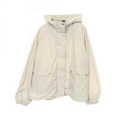 バーブァー Barbour Mae シャワープルーフ ノンワックス フード付き 衣料品 アウター ポリエステル レディース ベージュ系 【中古】