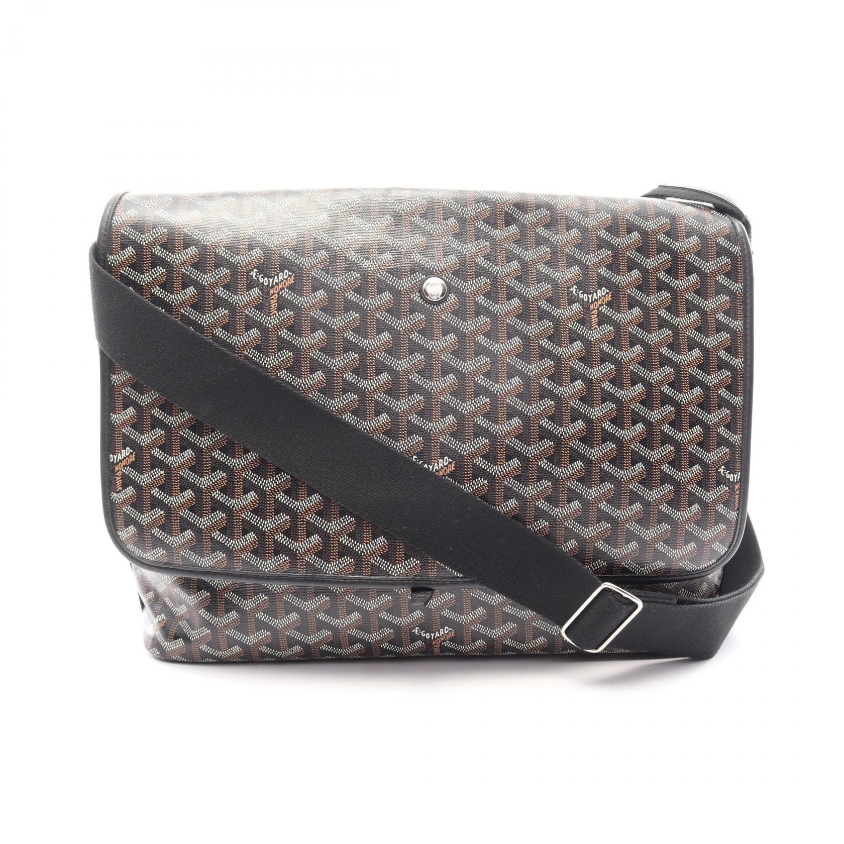 ゴヤール GOYARD カペシアンMM ショルダーバッグ バッグ PVCコーティングキャンバス レザー レディース ブラック系 / マルチカラー CAPETIMMLTY01CG01P 【中古】