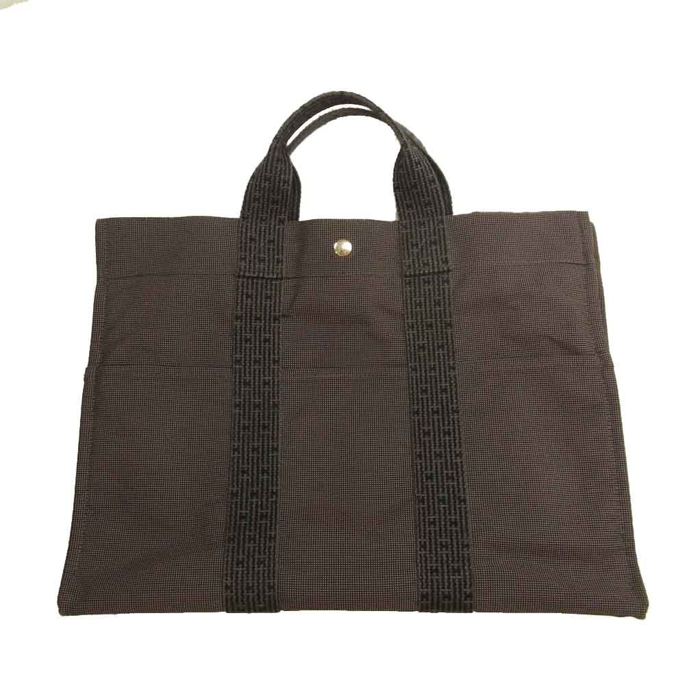 HERMES エルメス エールライン MM キャンバス トートバッグ【中古】