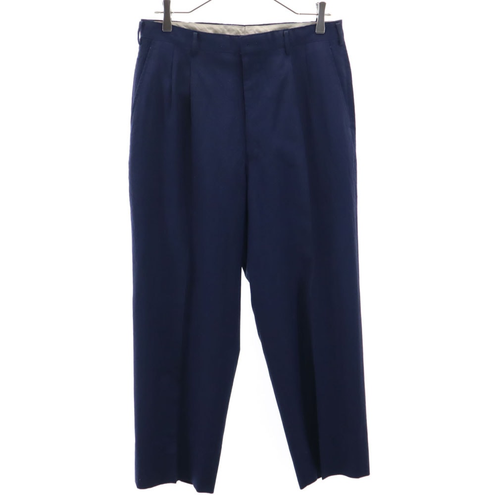 Christian Dior クリスチャンディオール 90s オールド トラウザー パンツ 82 ネイビー SPORTS WEAR タック