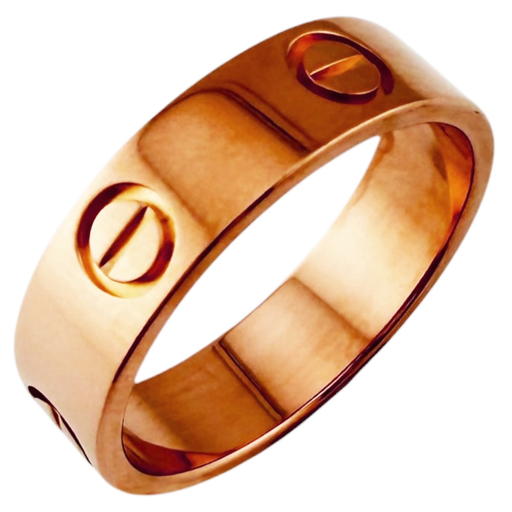 カルティエ ラヴ リング 指輪 15.5号 18金 K18ピンクゴールド レディース CARTIER  中古