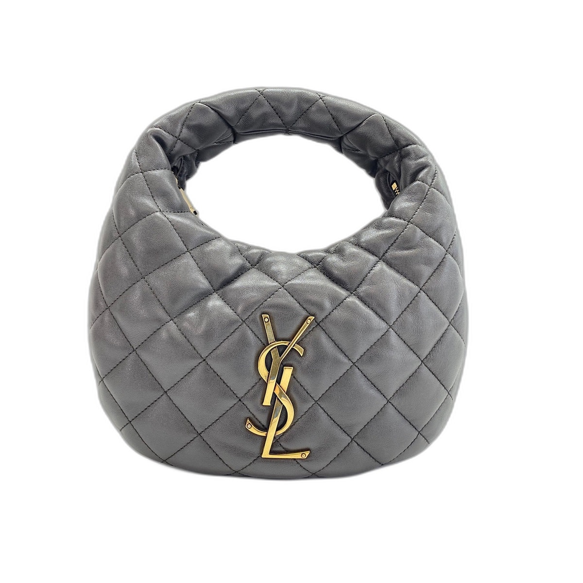 イヴ・サンローラン YSL イカリーノ ハンドバッグ ラムスキン【中古】