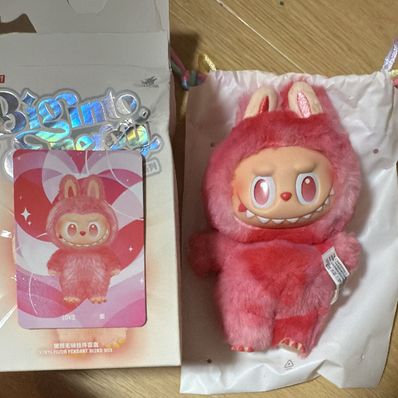 POP MART THE MONSTERS (LABUBU) Big into Energy Series Plush Pendant LOVE