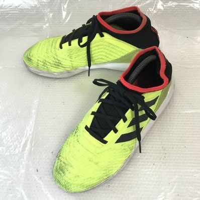adidas PREDATOR★プレデター/サッカー/トレーニングシューズ【26.5/黄緑/ネオンカラー】フットサル/sneakers/Shoes/trainers◆G-58