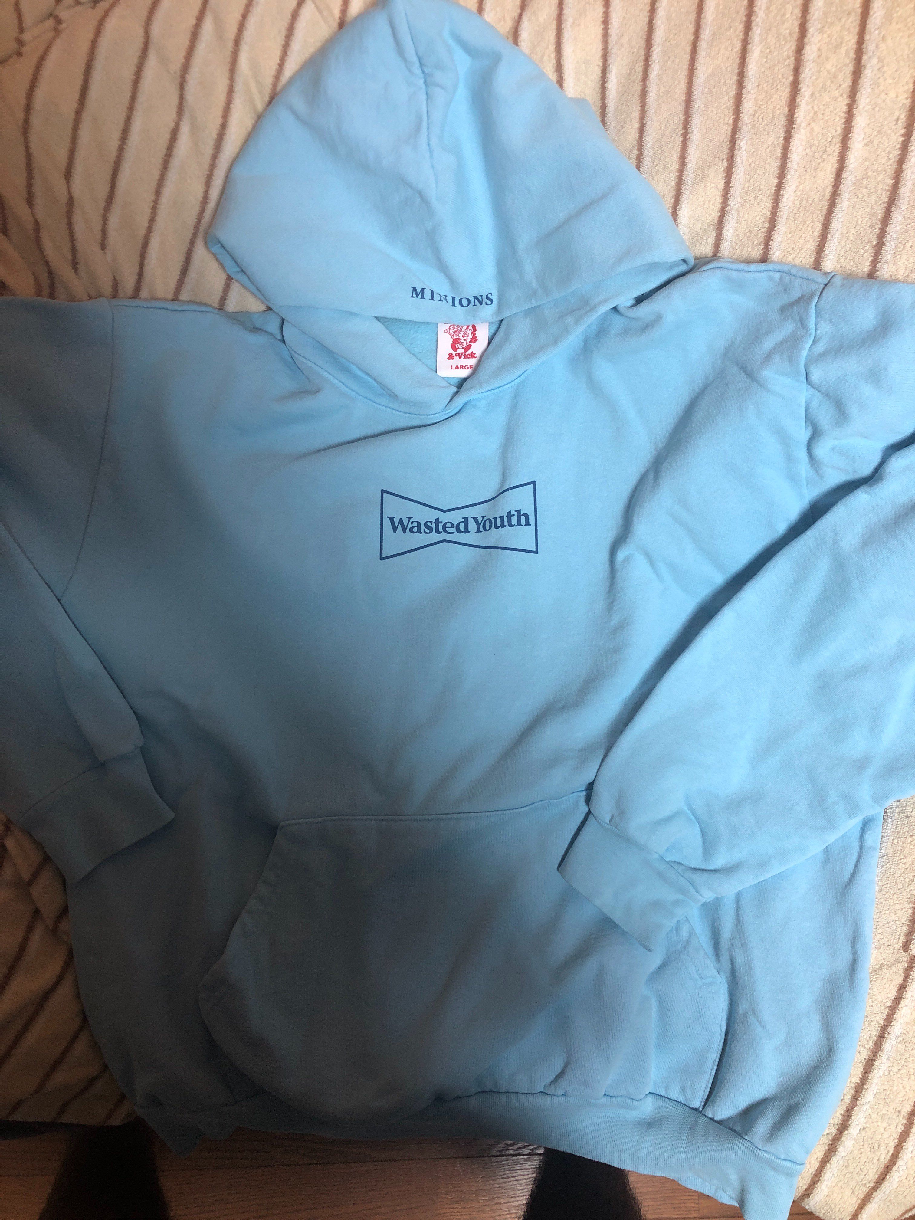 wasted youth×minions HOODIE