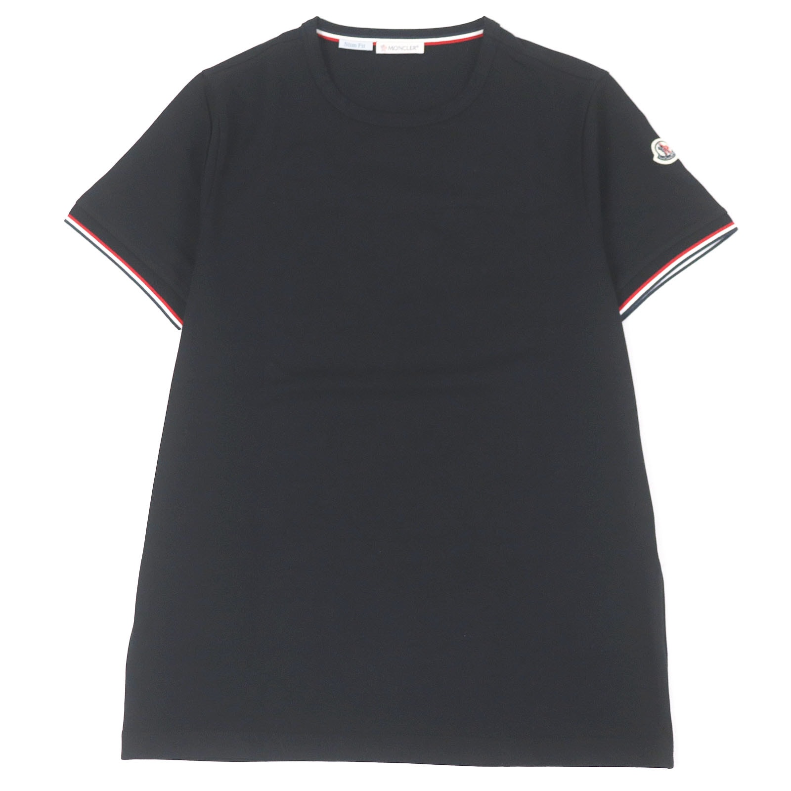 美品 モンクレール 半袖Tシャツ ブラック メンズ S