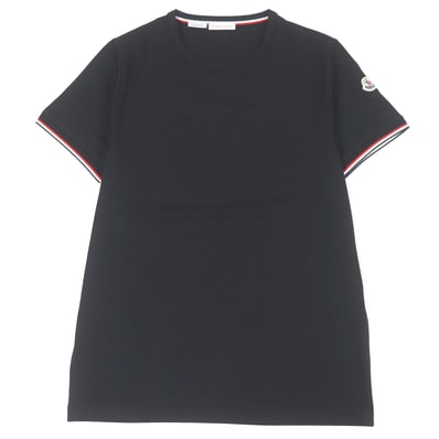 美品 モンクレール 半袖Tシャツ ブラック メンズ S