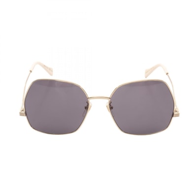 グッチ GUCCI サングラス 衣料品 GP / プラスチック レディース ゴールド系 / ホワイト系 GG0972S001 【新品】