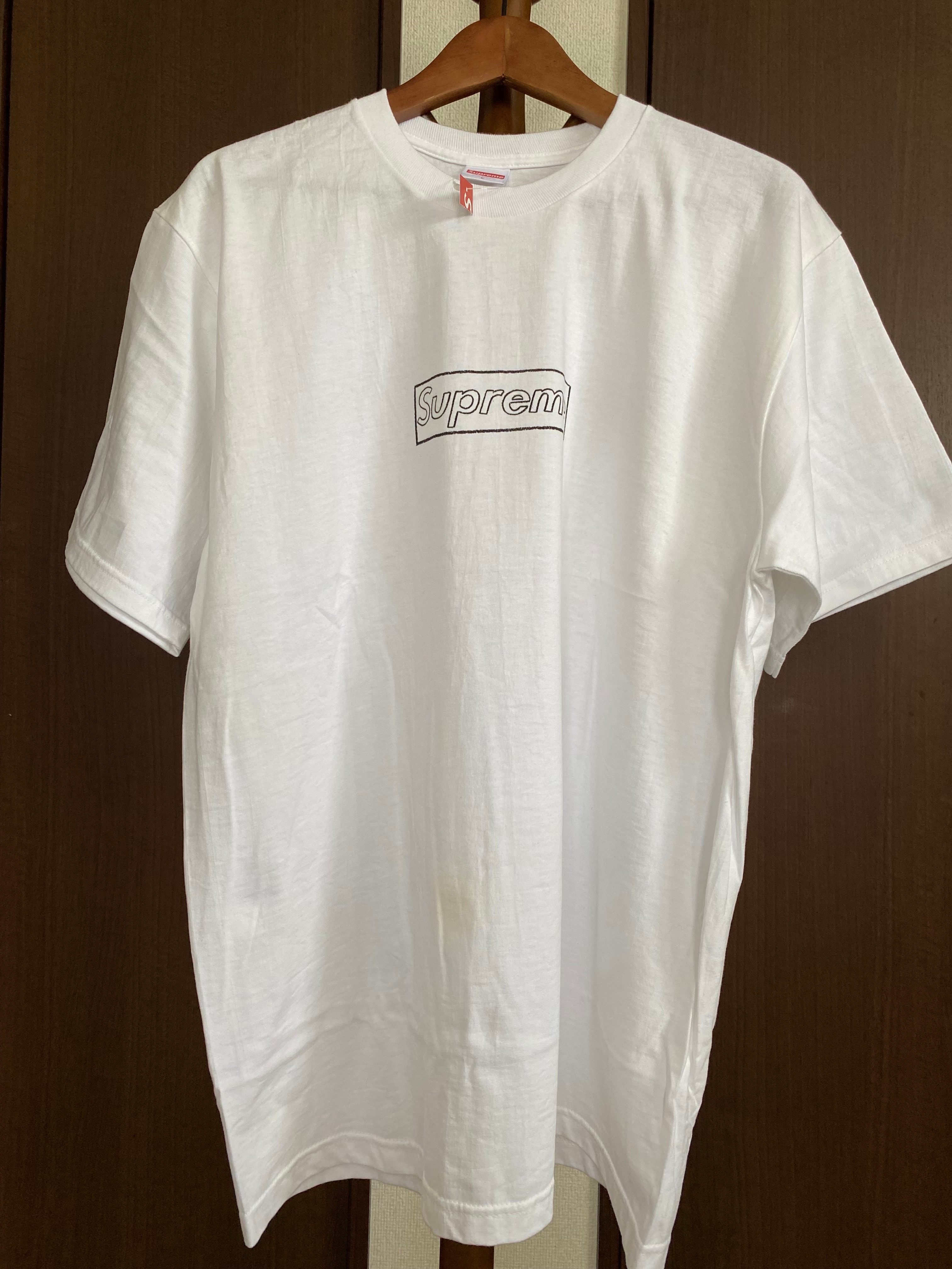 Supreme KAWS Chalk Logo Tee 