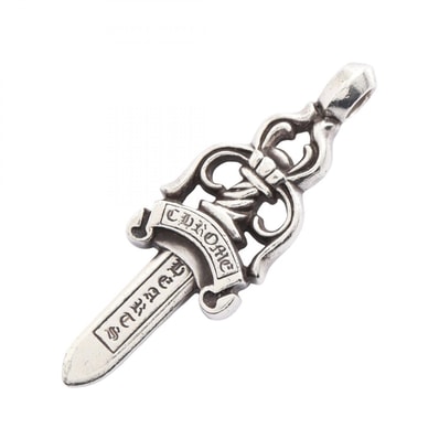 Chrome Hearts Large Dagger Pendant "Silver"