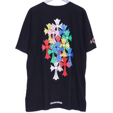 Chrome Hearts Multi Color Cemetery Cross T-Shirt "Black"