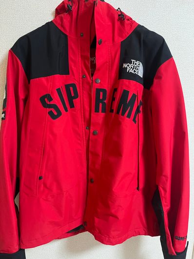 Supreme x The North Face Arc Logo Mountain Parka "Red"