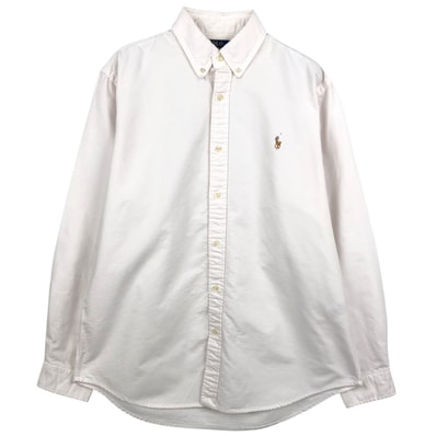 古着 ラルフローレン Ralph Lauren CLASSIC FIT クラシックフィット 長袖 ボタンダウンシャツ メンズL相当/eaa663091