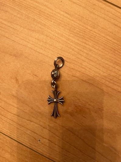 Chrome Hearts 1 Ball Tiny CH Cross Charm "Silver"