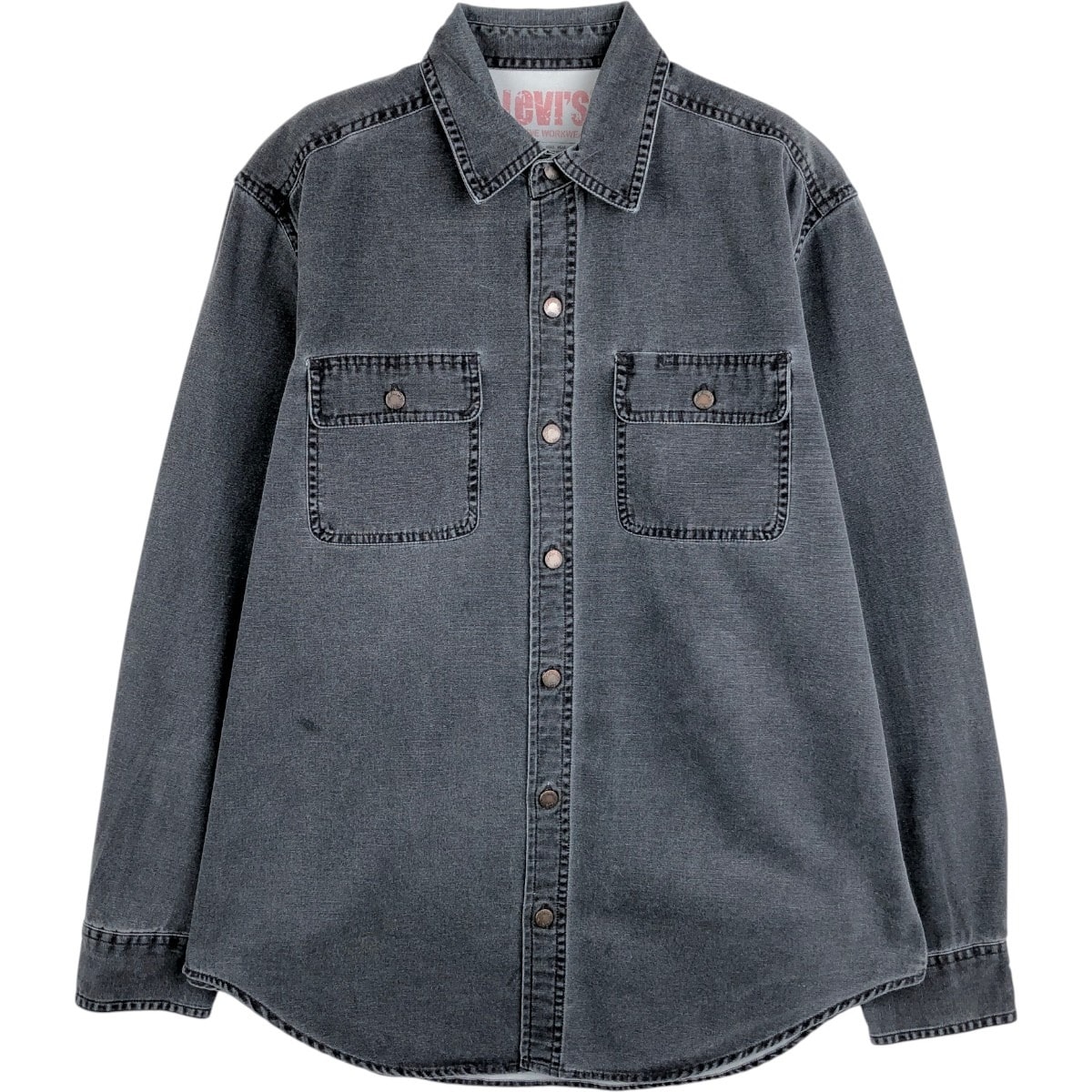 古着 リーバイス Levi's GENUINE WORKWEAR 長袖 コットンシャツ メンズM相当/eaa665514