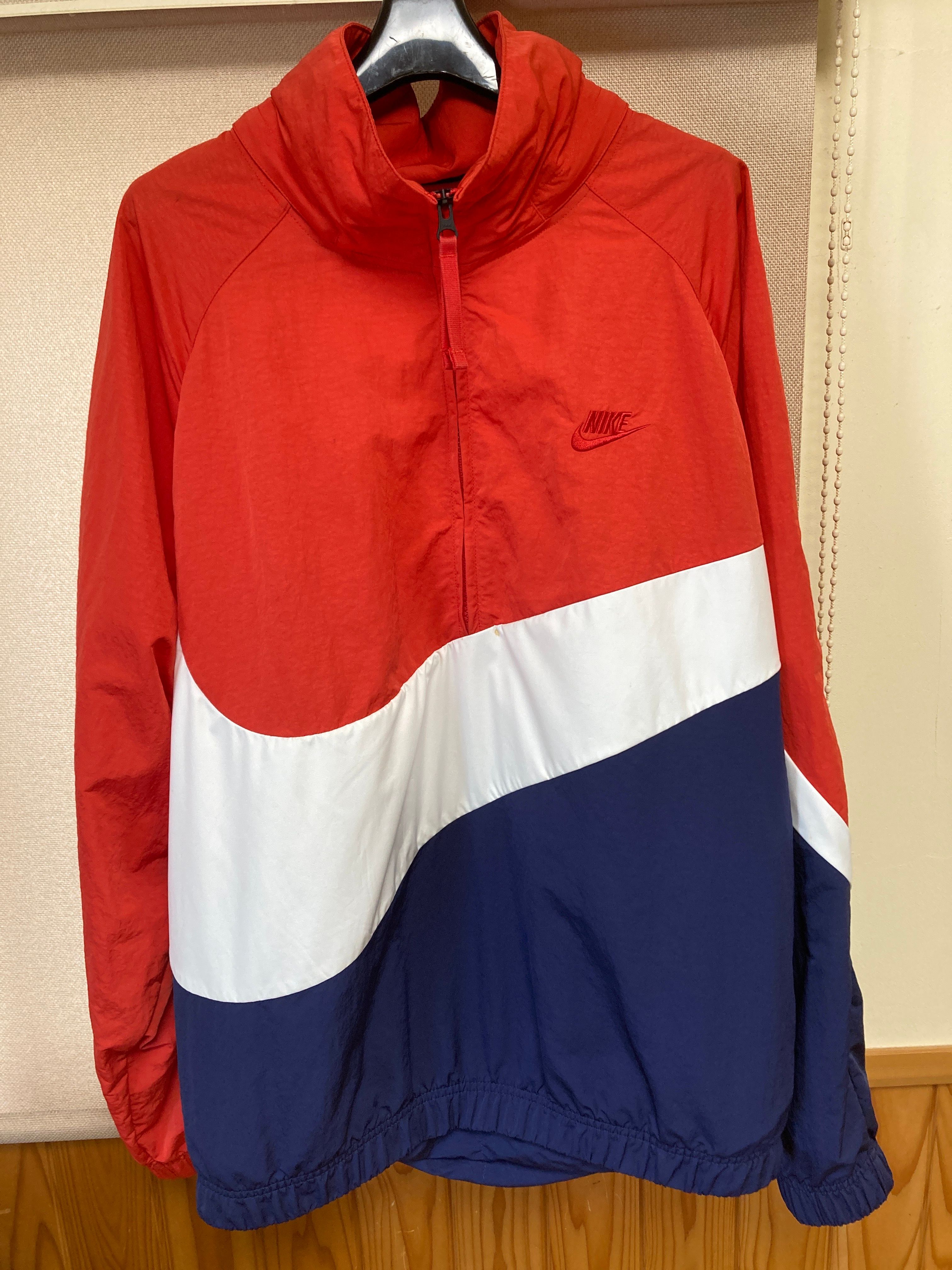 ビッグスウッシュウーブンアノラック