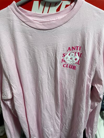 ANTI SOCIAL SOCIAL CLUB x 686 All-Mountain Long Sleeve Tee "Light Pink"