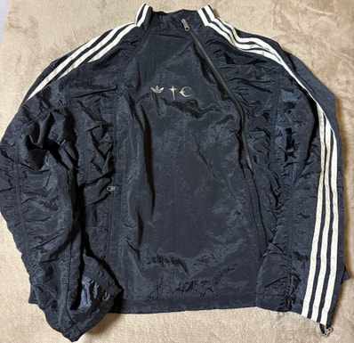adidas x Thug Club Woven Track Top "Black/Silver Metallic"