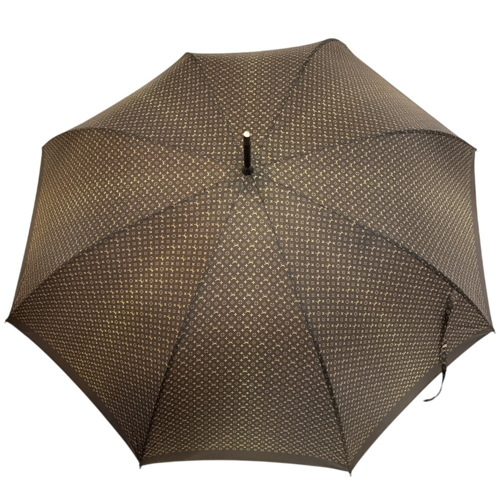 ルイヴィトン LOUIS VUITTON 傘 モノグラム パラプルュイ ジブレ 長傘 ブラウン