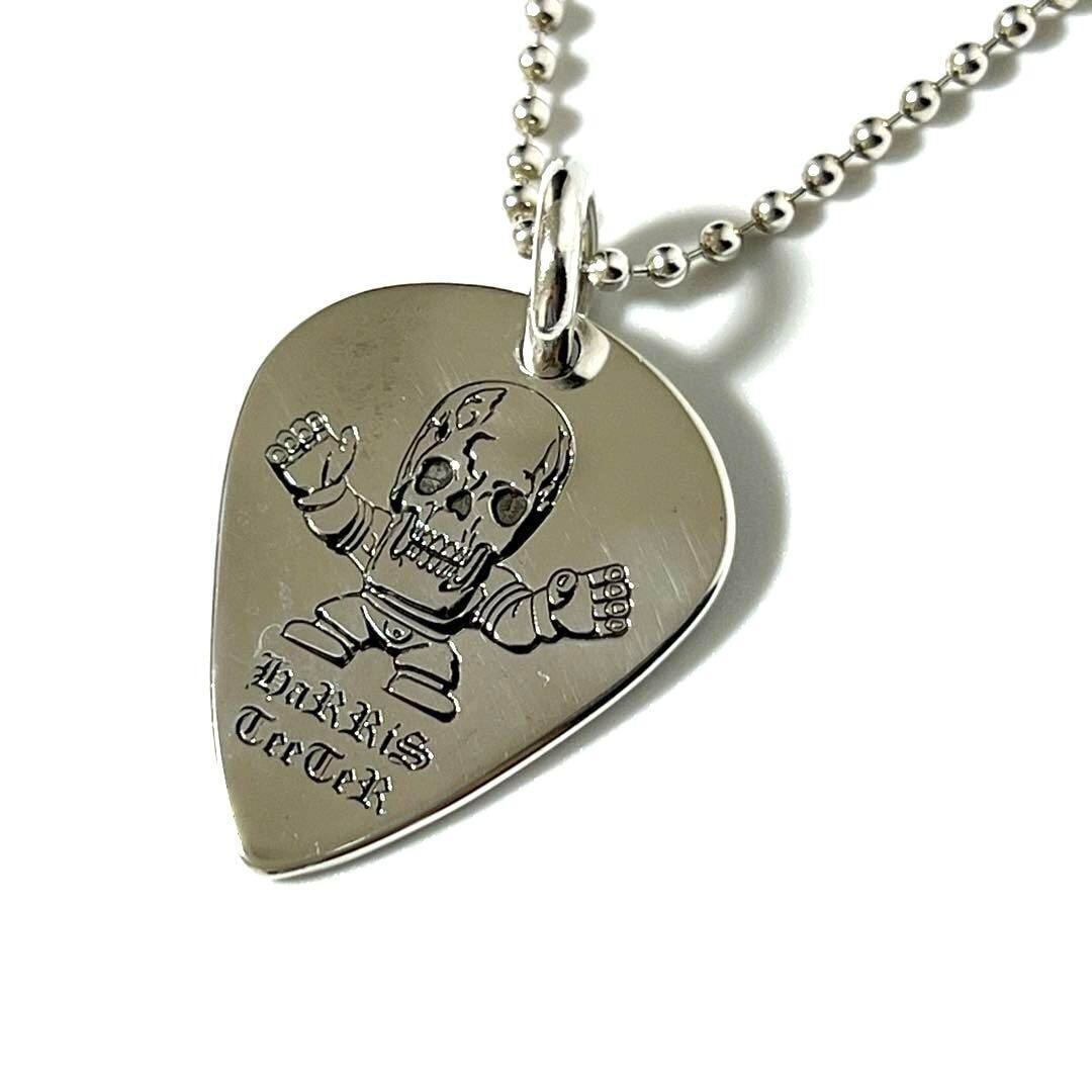Chrome Hearts Foti Harris Teeter Guitar Pick Pendant Top "Silver"