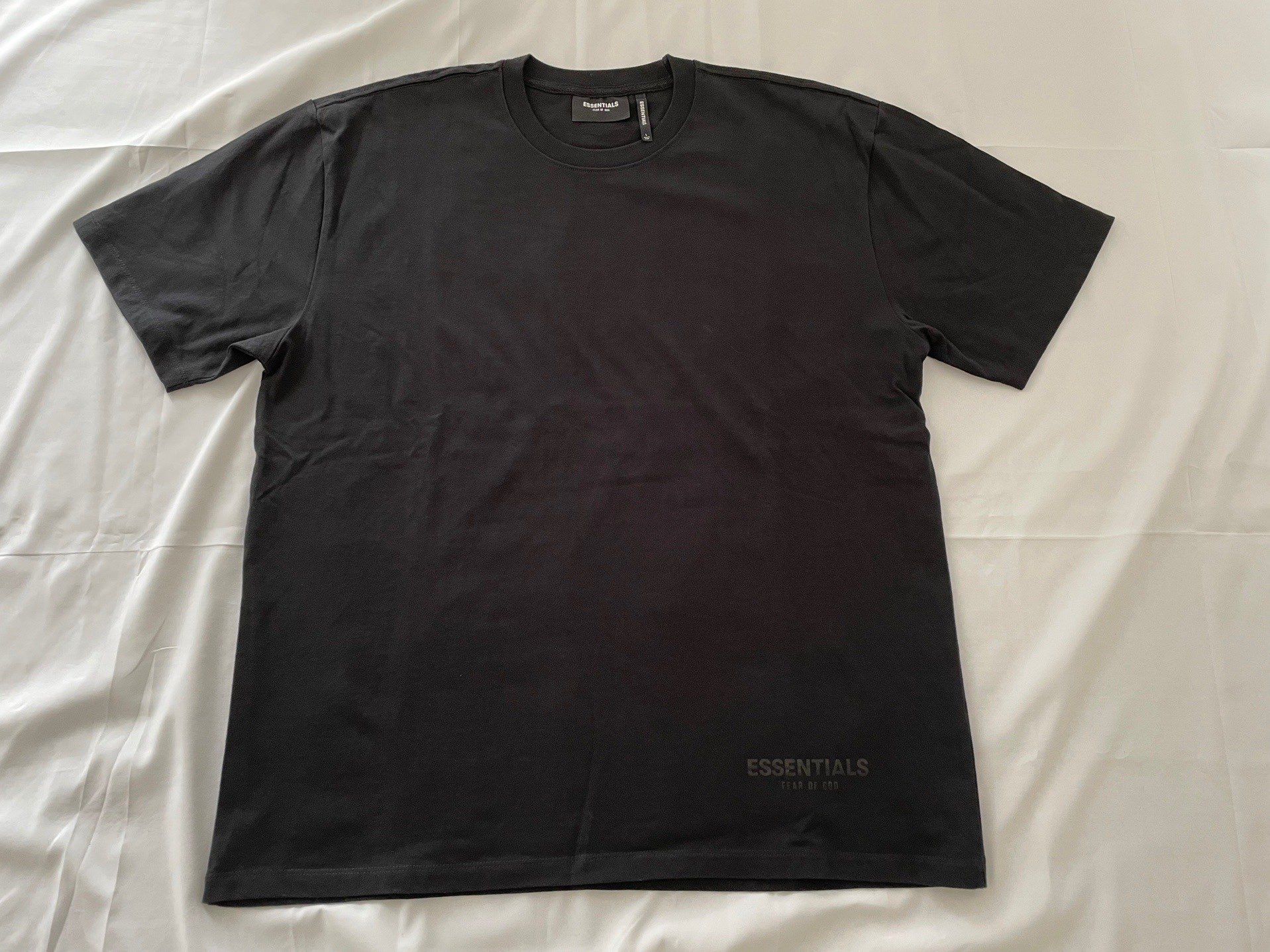 FEAR OF GOD ESSENTIALS 3M Logo Boxy T-shirt "Black"