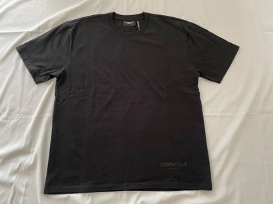FEAR OF GOD ESSENTIALS 3M Logo Boxy T-shirt "Black"