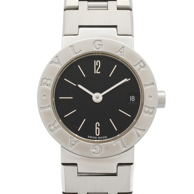 ブルガリ BVLGARI ブルガリ ブルガリ 腕時計 時計 ステンレススチール レディース ブラック系 BB23SS 【中古】