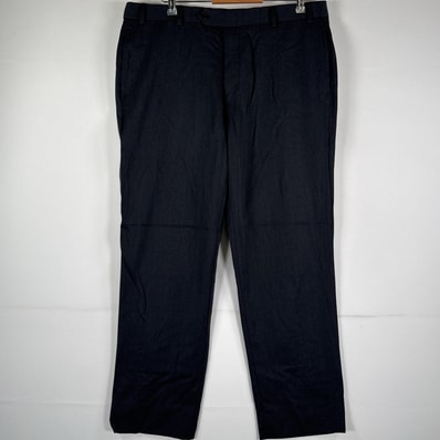 古着 ブルックスブラザーズ Brooks Brothers スラックスパンツ ウール 大きいサイズ w38 L30 グレー メンズ