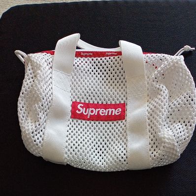 Supreme Mesh Mini Duffle Bag "White" (23SS)