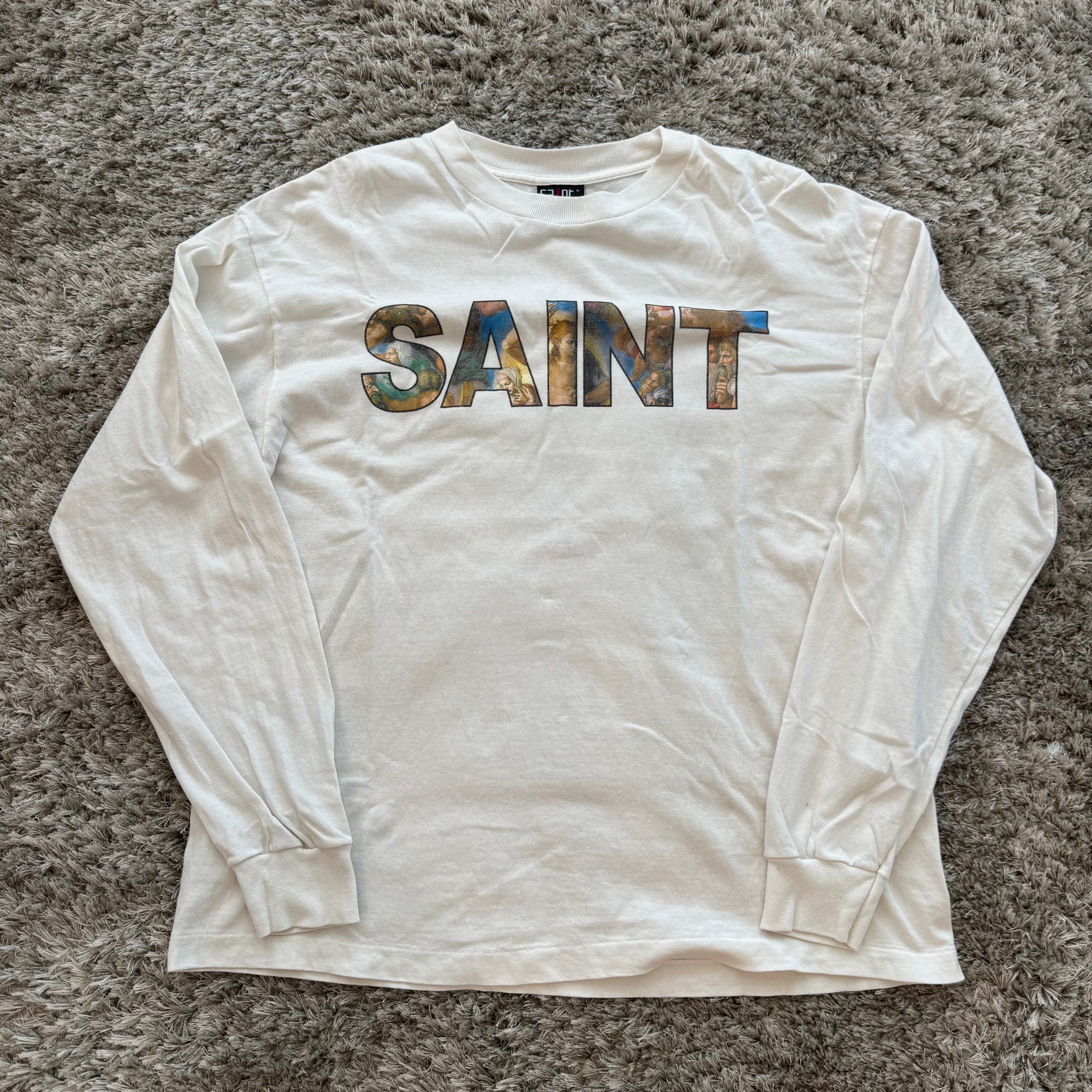 SAINT Mxxxxxx LS Tee New Body Rules "White"