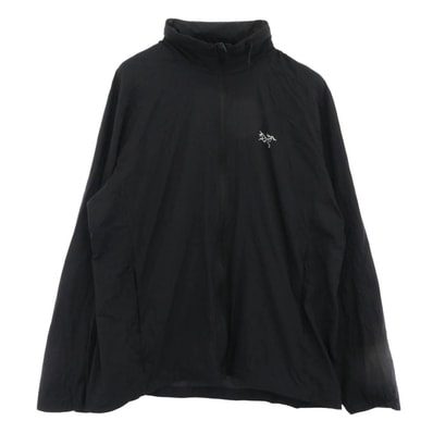 ARC'TERYX アークテリクス ジャケット X000007201 2022年製 NODIN JACKET ノディン ナイロンジャケット ジップアップ ブルゾン ブラック系 XL【中古】