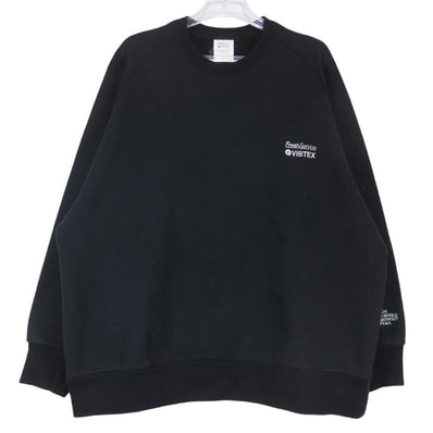 FreshService VIBTEX for Freshservice Sweat Crew Neck Pullover "Black"