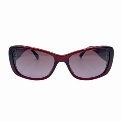 CHANEL シャネル 5186-A カメリア ココマーク サングラス
アイウェア プラスチック ワインレッド ユニセックス
【中古】