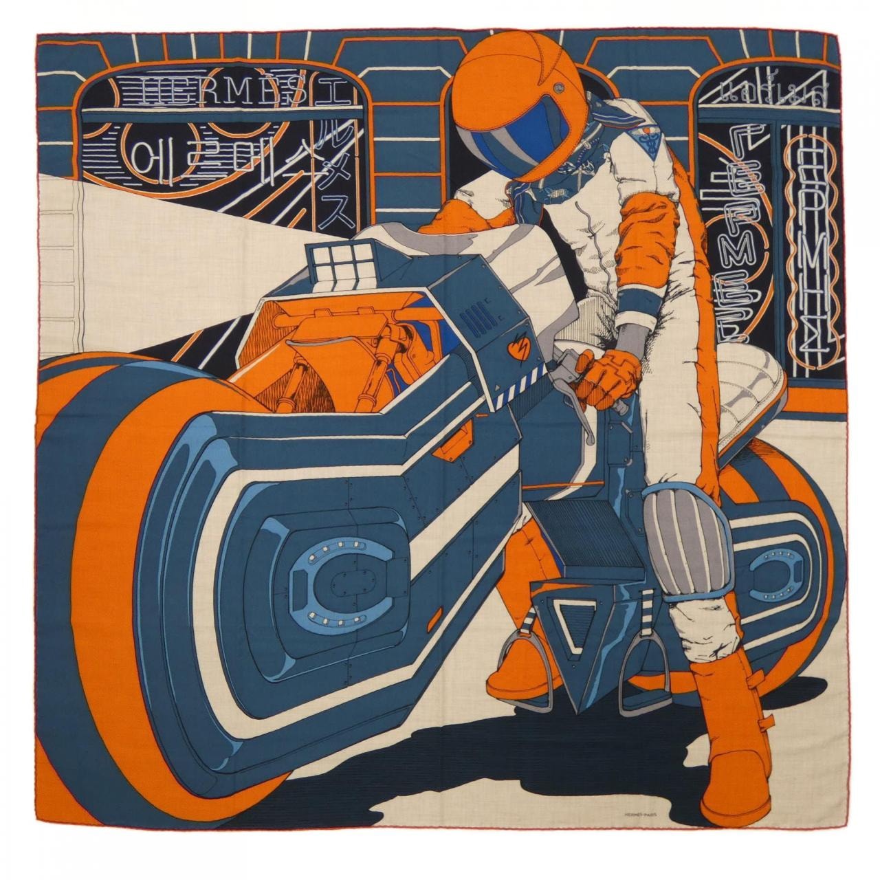 C (やや傷や汚れあり)】エルメス HERMES MYSTERIOUS RIDER 553817T