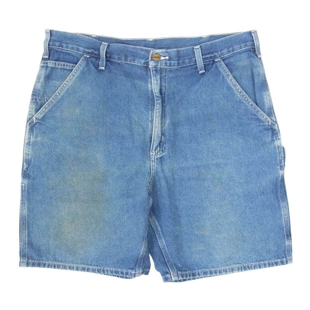 Carhartt カーハート denim painter pants デニムペインター ショートパンツ インディゴブルー系 36【中古】