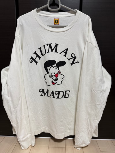 HUMAN MADE GDC Valentine's Day L/S T-Shirt "White" / VERDY